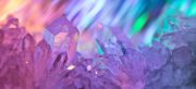 Biomat amethyst crystal image with sparkling background